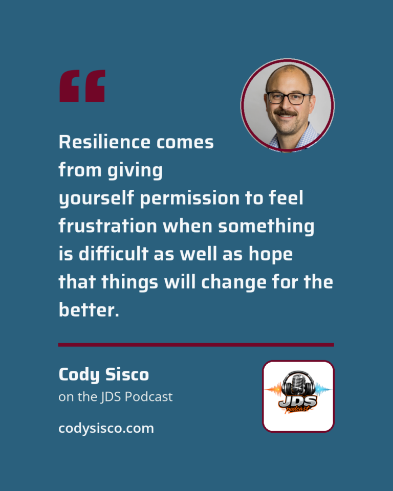 Podcast: Resilience, Identity, and Finding Your Voice on the JDS Podcast